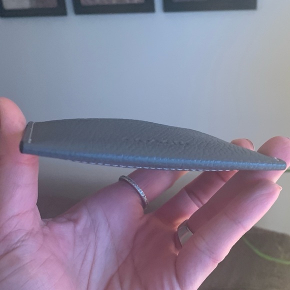 Authentic COACH Refined Pebbled Leather slim card case/ID - Picture 6 of 7